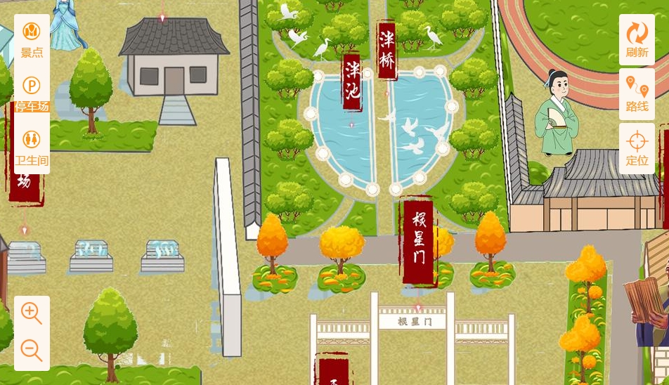 鸡泽手绘地图景区语音讲解导览系统：智慧景区建设的基石